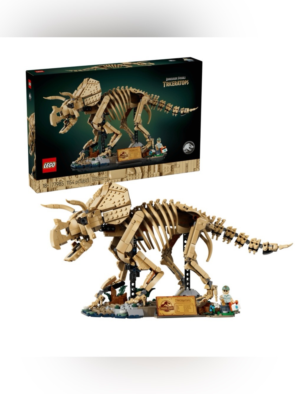 LEGO Set Dinosaur Fossils: Triceratops #77985